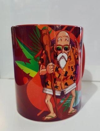 Taza Anime Maestro Roshi Dragon Ball.