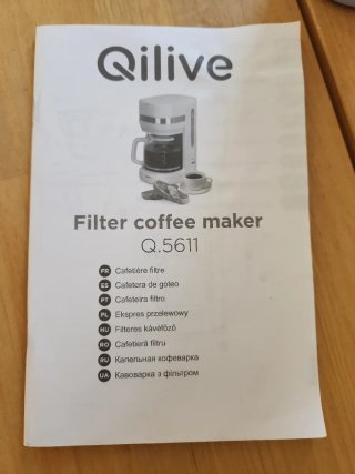 Cafetera Qilive azul