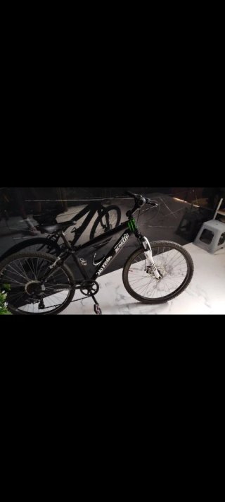 Bicicleta de montaña tuneada