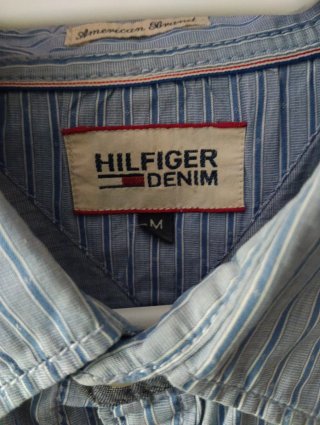 Camisa Tommy Hilfiger Rayas Azules Talla M