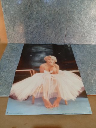 Póster Marilyn Monroe Ballet Blanco