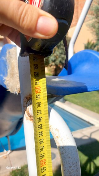 Tobogán Piscina 1.5m Azul