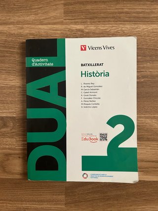 Història, 2 Batxillerat, Dual Quadern d'activitats