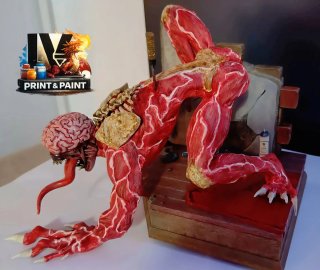 Diorama Licker Resident Evil 2