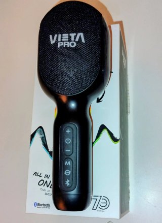 Micrófono Vieta Pro Karaoke Inalámbrico Bluetooth