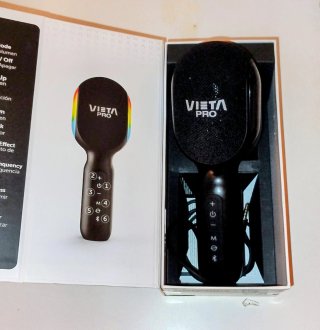Micrófono Vieta Pro Karaoke Inalámbrico Bluetooth