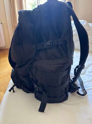Mochila táctica negra