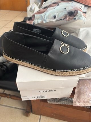 Alpargatas Calvin Klein Piel Negra