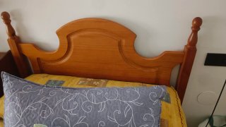 2 Camas 105x180 con Cabeceros de Madera
