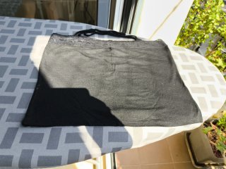 Top encaje y camiseta Adolfo Domínguez XS