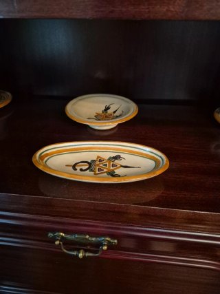 Set de cerámica decorada