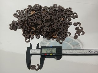 Lotto Oltre 100 Ganci Plastica Marroni Tende