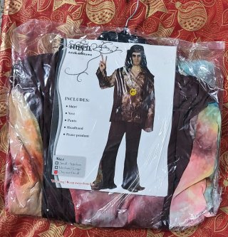 Costume Hippie Taglia Unica per Adulti