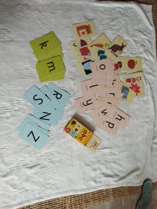 vocabulary and alphabet flashcards