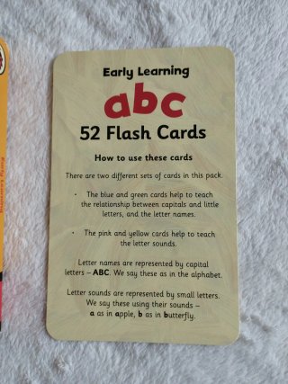vocabulary and alphabet flashcards