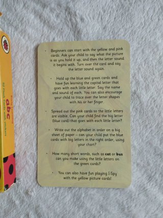 vocabulary and alphabet flashcards