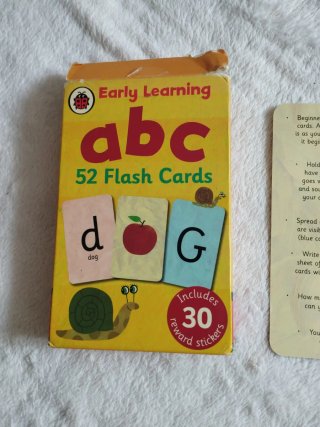 vocabulary and alphabet flashcards