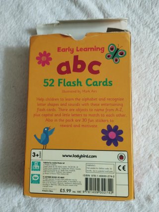 vocabulary and alphabet flashcards