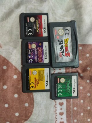 Nintendo DS con 5 juegos