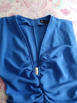 Vestido azul Klein