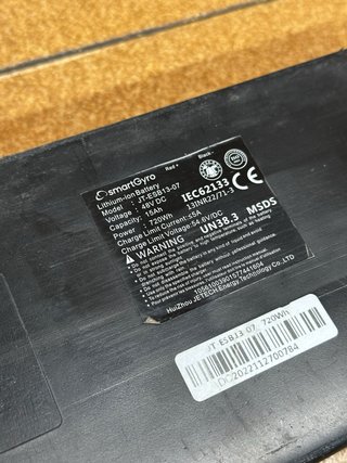 Batería SmartGyro 48V 15Ah