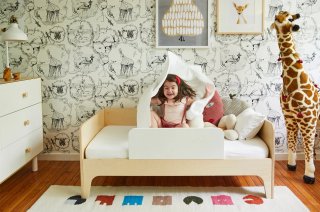 Cuna Oeuf Perch para niños pequeños