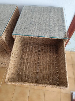 Muebles rústicos estilo mimbre