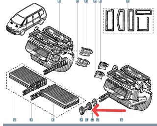 Junta Conector Calefacción Renault Espace