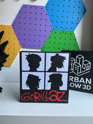 Lámpara LED Gorillaz Caja de Luz