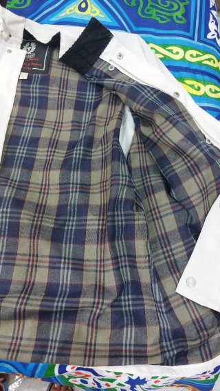 Giubbotto Belstaff Uomo Vintage Bianco