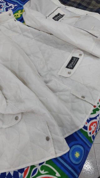 Giubbotto Belstaff Uomo Vintage Bianco
