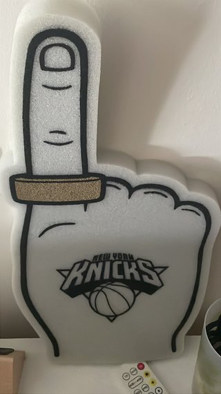 Mano Gigante Knicks NBA Campeón
