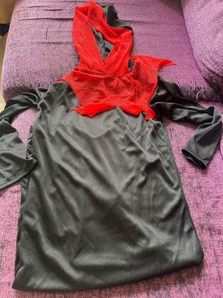 Disfraz Demonio Negro y Rojo