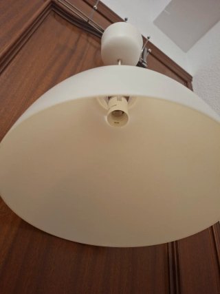 Lámpara de techo blanca