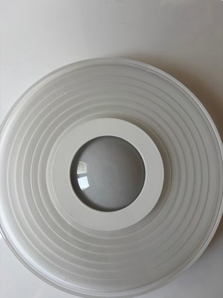 Lámpara de techo de cristal