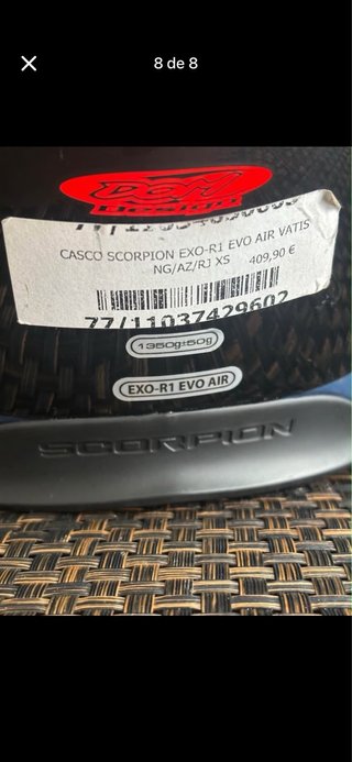 Cascos Moto R1, Scorpion