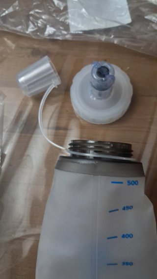 2 solft flask, Botellas Flexibles 500ml boca 4,5cm