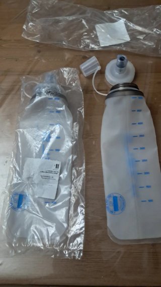 2 solft flask, Botellas Flexibles 500ml boca 4,5cm