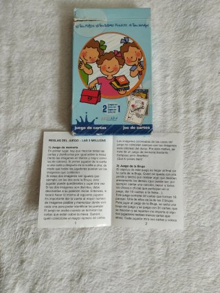 Juego de cartas Las tres Mellizas