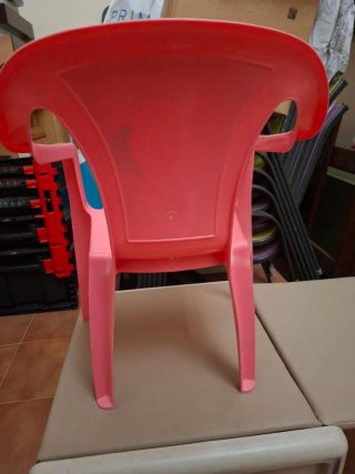 Silla infantil rosa unicornio