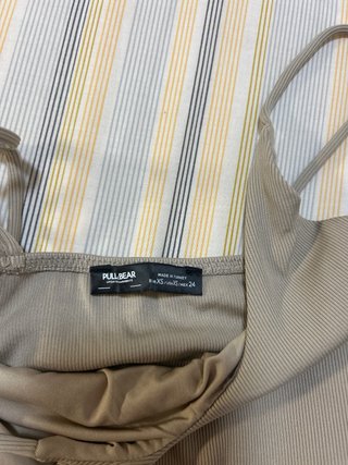 Top Pull&Bear Beige Talla XS