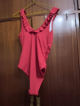 Bañador mujer elegante rojo