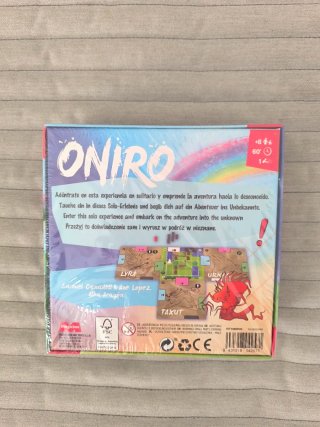 Oniro juego de mesa SIN ABRIR