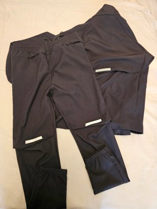 Conjunto deportivo On Running negro