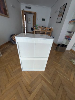 Cajonera estilo Malm blanca casi nueva 80x55x33