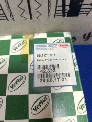 Tulipa intermitente Seat 127 Izquierdo Naranja