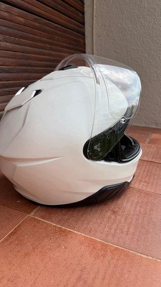 Casco Moto HJC i71 Blanco Semi-Mate Talla S