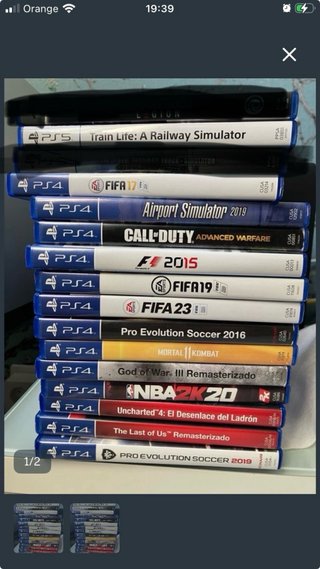13 Juegos PS4 y 1 de ps5