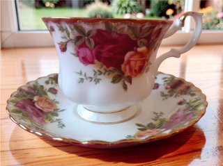 Vajilla inglesa Tazas/platillos Royal Albert OCR