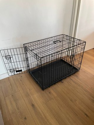URGENTE Jaula para perros/animales negra